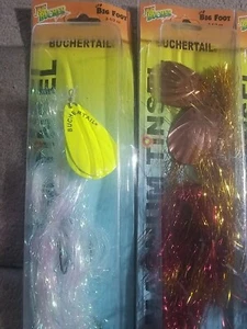 "Elvis" Buchertail Magnum Tinsel Musky Bucktails - Picture 1 of 3