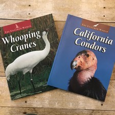 The Untamed World Wildlife Books California Condors Whooping Cranes Set Of 2 PB