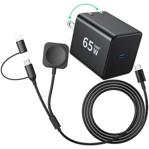 65W PD USB C Charger Block, Travel GaN II Fast Wall Charger Power Adapter - Photo 1 sur 26