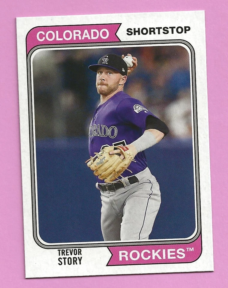 2020 Topps Archives Trevor Story #124 Colorado Rockies - Image 1 of 1