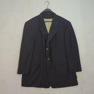 Atwardson Vitale Barberis Canonico Blazer Jacket Men Sz.29 EU58 US48 Black Suit - Picture 1 of 15