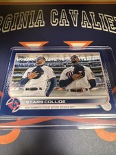 2022 Topps Update Stars Collide #US230 Royal Blue Parallel Correa Buxton Twins