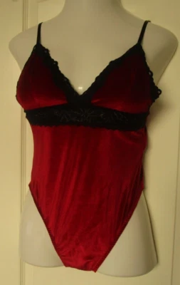 Shirley of Hollywood Burgundy Teddy Style SS1164 Size X-Large - Image 1 of 2