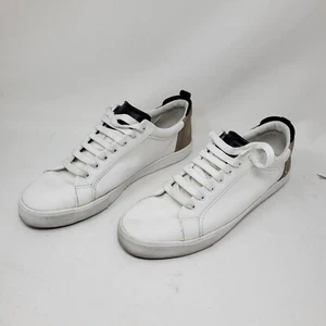 Zara Mens White and Tan Tennis Shoe 44/11 sh1 - Picture 1 of 5