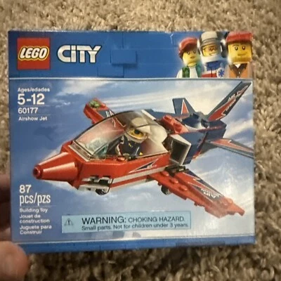 LEGO City Airshow Jet 60177 Building Kit 87 Pieces (NEW) - Image 1 of 4