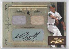 2004 Playoff Prime Cuts II Signature Material Combo /20 Mark Mulder #20 Auto