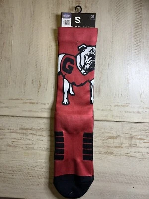 NCAA MASCOT PREMIUM SOCKS, GEORGIA BULLDOGS, 8-12 UGA - Image 1 of 2