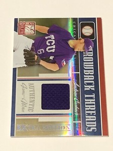 Andrew Cashner 2008 Elite Extra Edition Throwback Threads Jersey /500 Cubs