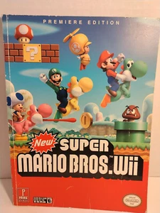 Nintendo Wii Prima New Super Mario Bros Official Strategy Game Guide - Picture 1 of 3