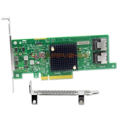 1PC LSI SAS 9207-8i SATA/SAS 6Gb/s PCI-E 8 Port Host Bus Adapter LSI00301 New - Image 1 of 3