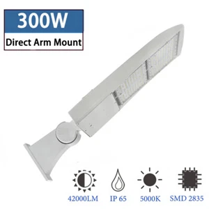150W 300W LED Parking Lot Shoebox Area Light 700-1000W MH/HPS Equiv. - Picture 1 of 9