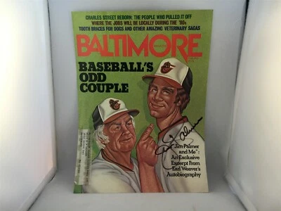 Autographed Jim Palmer Baltimore Magazine Cover 8 x 11 Baseball May 1982 - Image 1 of 4