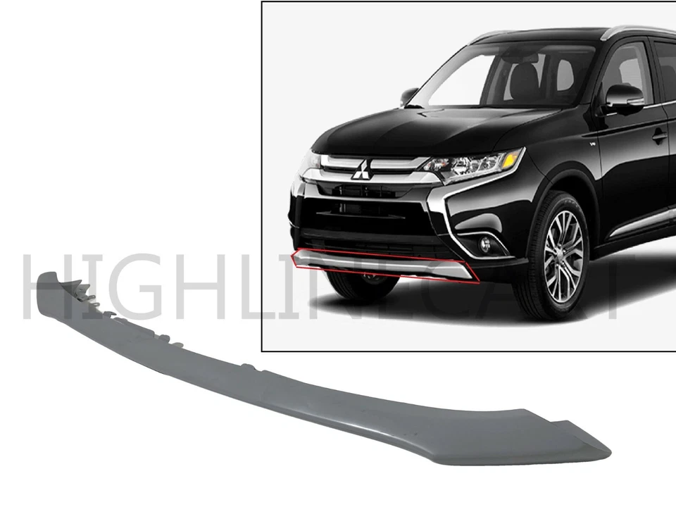 For 2016 2017 2018 Mitsubishi Outlander Front Bumper Lower Valance Assembly - Image 1 of 4