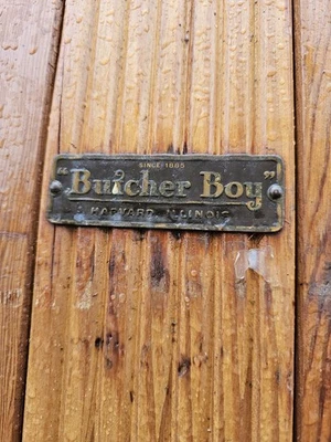 Puerta congelador antigua Butcher Boy Foto 1 de 4