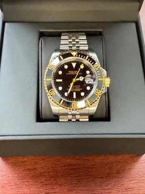 Seikomariner by Modsera – Brushed Silver/Gold, Jubilee Bracelet, Excellent Cond - Image 1 of 4