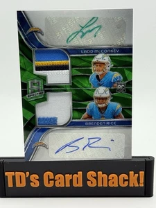 2024 Spectra - Dual Patch Autographs Ladd McConkey, Brenden Rice 20/35 #DPA-LAC - Picture 1 of 3