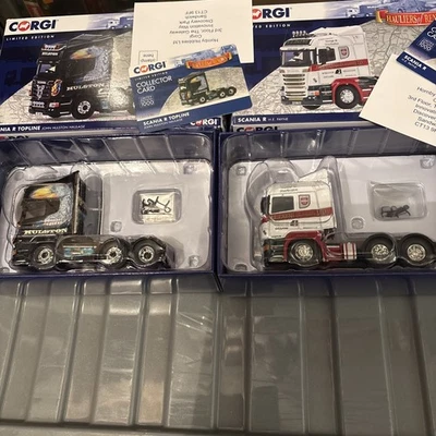 Corgi 1:50: 2 x. SCANIA R. (Hulston) & (H E PAYNE) - Image 1 of 4