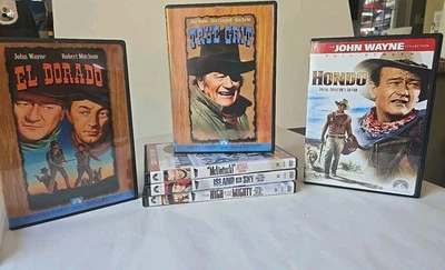 John Wayne Collection 6-DVD Lot Western Drama War Movies Hondo True Grit H1 - Image 1 of 4