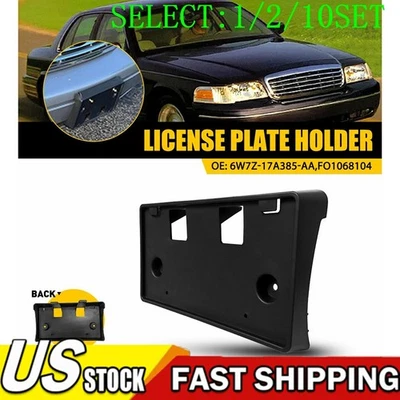 Soporte de matrícula delantero sin HW para 98-11 Ford Crown Victoria VIC 1~10 Foto 1 de 4