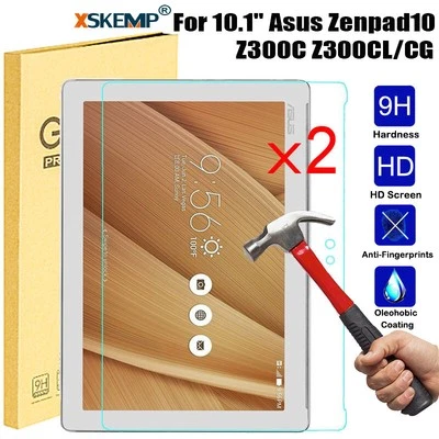 2Pcs For ASUS Fonepad Zenpad Tablet Tempered Glass Screen Protector Film Clear - Image 1 of 4