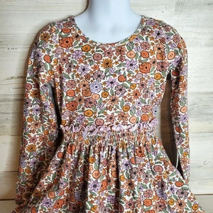 Matilda Jane Girls Dress Size 7Y Long Sleeve Beautiful Floral Girly Country Boho - Picture 1 of 8
