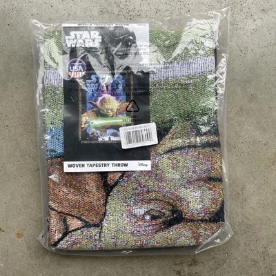 Starwars “YODA” Woven Tapestry Throw 48in x 60in - Image 1 of 4