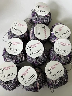 Trendsetter Charm Yarn Color 313 Purple Blossom - Lot Of 10 New - Image 1 of 4