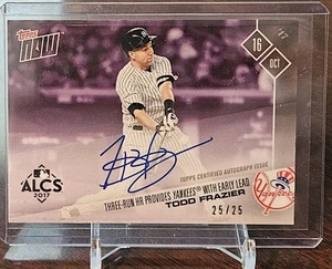 2017 Topps Now 769C Todd Frazier Auto /25 - Picture 1 of 2