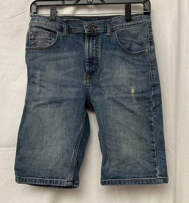 Pantalones Cortos de Jean Wrangler para Niños Lavado Medio Azul Envejecido (Pantalones Cortos) - Talla 14 Regular Foto 1 de 4