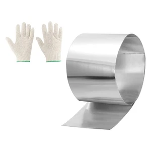 Aluminum Flashing Roll, 3.9" x 3.28ft Aluminum Flashing Roofing Panels 1mm - Afbeelding 1 van 6
