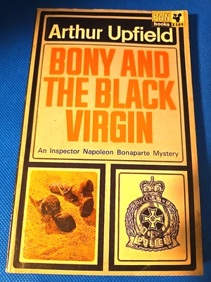 BONY AND THE BLACK VIRGIN by Upfield, rare British Pan crime pulp vintage pb - Image 1 of 4