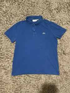 Blaues Lacoste Vintage Poloshirt Größe 4 - Bild 1 von 8