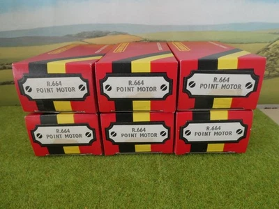 6 x HORNBY R664 ELECTRIC POINTS MOTOR - OO GAUGE/NEW - Image 1 of 4