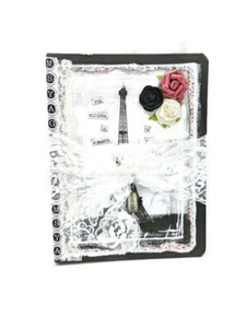 Junk Journal Paris Thema Hochzeit Buch Flitterwochen Sammelalbum - Bild 1 von 16