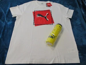 PUMA MENS TSHIR'T SIZE XXL (NEW) & PUMA WATER BOTTLE 800ML (NEW) - Picture 1 of 11
