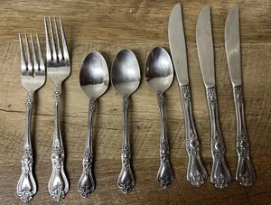 Rogers Co. - Stanley Roberts - PRECIOUS ROSE Stainless Lot Of 8 L44 - Picture 1 of 3