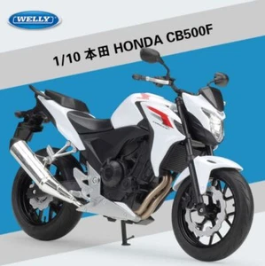1:10 Welly Honda CB500F Motorcycle Bike Model Boy Toy Gift New in Box - Picture 1 of 6
