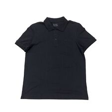 Lotto Men's Classic Polo T-Shirt In Black Size S