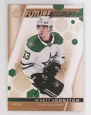 2022-23 SP Authentic Base Future Watch Rookies Limited Gold Wyatt Johnston /99