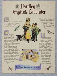 1990 Magazine Advertisement Page Yardley English Lavender Soap Vintage Print Ad - Picture 1 of 1