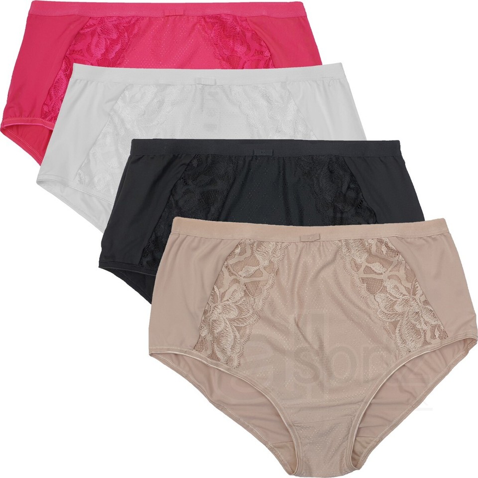Bragas De Encaje Y Satén Para Mujer – Sin Costuras, Color Negro – Lencería Cómoda Y Sexy – Tela De Nylon Y Spandex