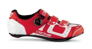 NEW Crono CR3 Road Cycling Shoes - Red (Reg. $220) BOA Italian Sidi Gaerne Giro - Picture 1 of 3
