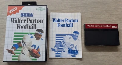 1989 Sega Master System Walter Payton Football CIB *Good Condition* - Image 1 of 4