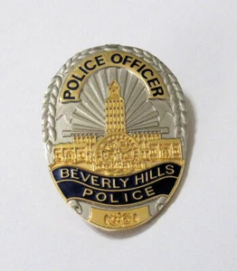 Prendedor de colección ovalado todo americano oficial del departamento de policía de Beverly Hills NUEVO - Imagen 1 de 3