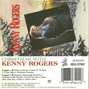 CHRISTMAS WITH KENNY ROGERS (CASSETTE TAPE 1981-1991, EMI CAPITAL) - Picture 1 of 1