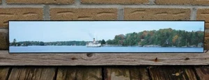 Panoramic plaque with historic steamboat Segwun on Lake Muskoka in Ontario - Picture 1 of 1