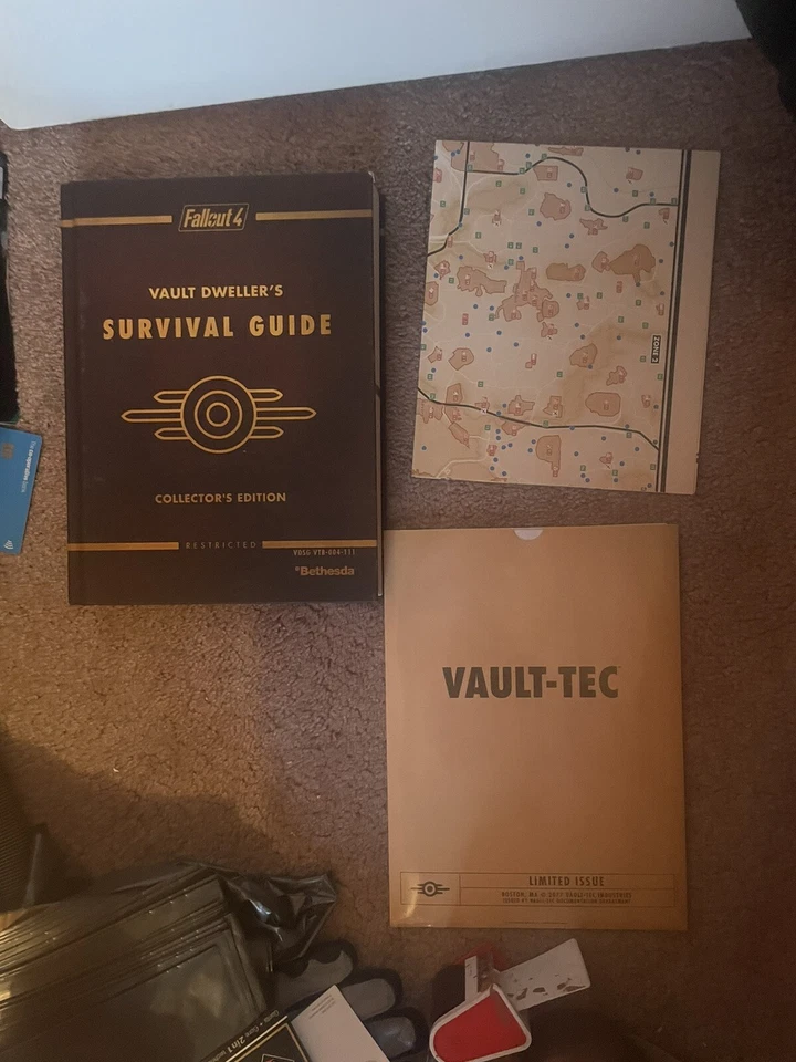 Vault Dwellers Survival Guide Collector's Edition  FALLOUT 4 WITH MAP  & CARDS - Image 1 of 1