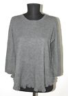 Custommade womens grey 100% cashmere jumper pullover Size L