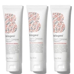 NEW BRIOGEO Don't Despair Repair! Set w/ Shampoo, Conditioner, Mask (3x 2 fl oz) - Picture 1 of 13
