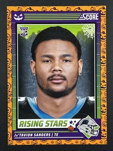 JA'TAVION SANDERS RC 2024 Score-A-Treat #24 Rising Stars Pumpkins Panthers - Picture 1 of 2